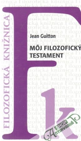 Obal knihy Môj filozofický testament