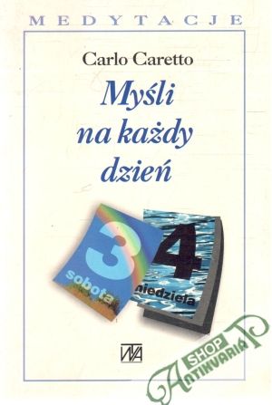 Obal knihy Myśli na kazdy dzień