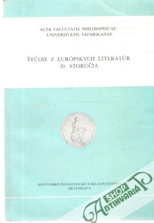Obal knihy Štúdie z európskych literatúr 20. storočia