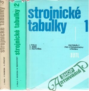 Obal knihy Strojnícke tabuľky 1-3.