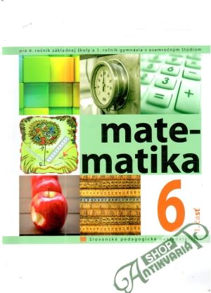 Obal knihy Matematika pre 6. ročník ZŠ - 1. časť