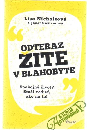 Obal knihy Odteraz žite v blahobyte