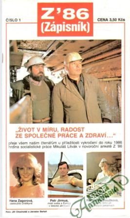 Obal knihy Zápisník Z´86 1-26.