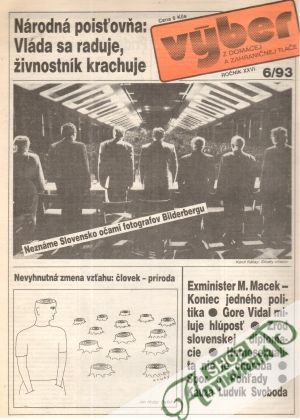 Obal knihy Výber z domácej a zahraničnej tlače 6/93