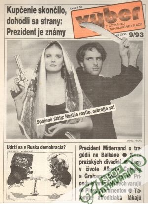 Obal knihy Výber z domácej a zahraničnej tlače 9/93