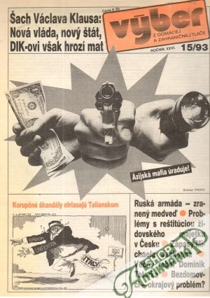 Obal knihy Výber z domácej a zahraničnej tlače 15/93