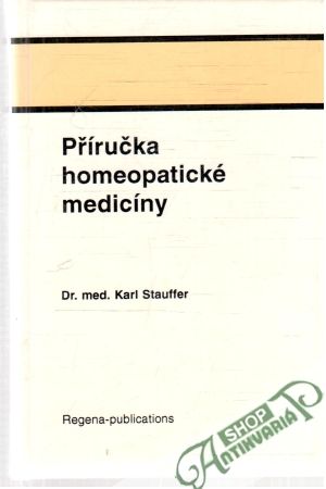 Obal knihy Příručka homeopatické medicíny