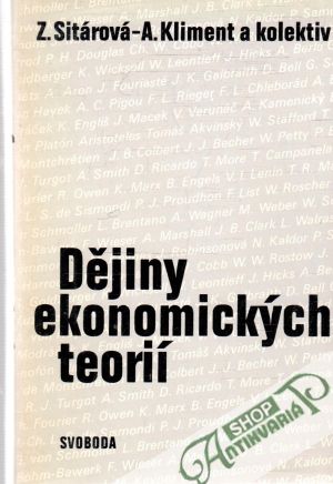 Obal knihy Dějiny ekonomických teorií