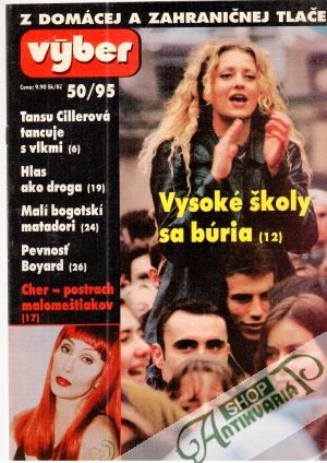 Obal knihy Výber z domácej a zahraničnej tlače 50/95