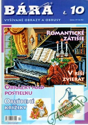 Obal knihy Bára č. 10 - vyšívané obrazy a obrusy