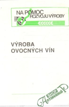 Obal knihy Výroba ovocných vín