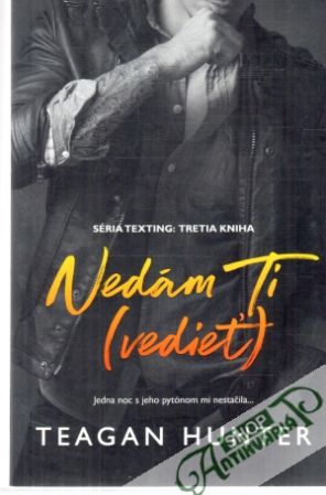 Obal knihy Nedám ti (vedieť)