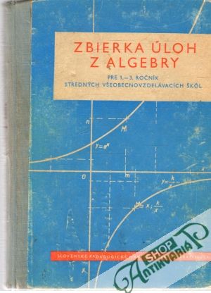 Obal knihy Zbierka úloh z algebry pre 1.-3. ročník SVŠ
