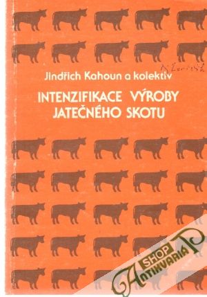 Obal knihy Intenzifikace výroby jatečného skotu