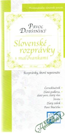 Obal knihy Slovenské rozprávky s maľovankami IX. časť