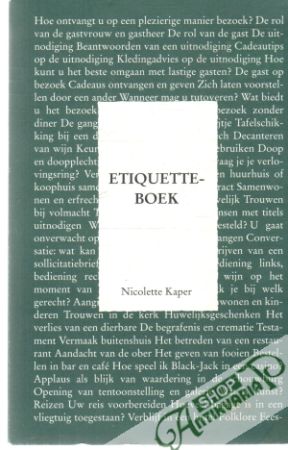 Obal knihy Etiquetteboek