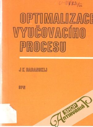 Obal knihy Optimalizace vyučovacího procesu