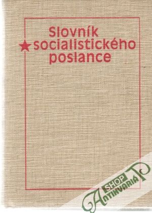 Obal knihy Slovník socialistického poslance