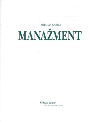 Manažment - Sedlák Mikuláš