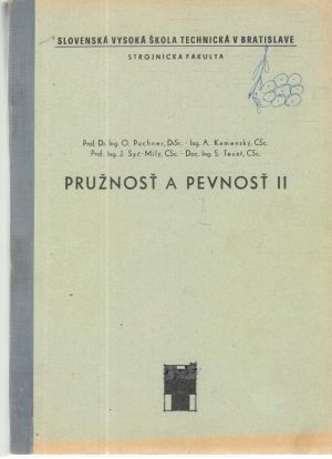 Obal knihy Pružnosť a pevnosť II.