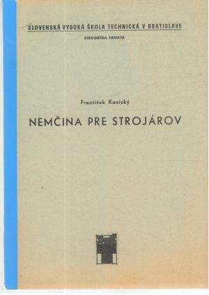 Obal knihy Nemčina pre strojárov