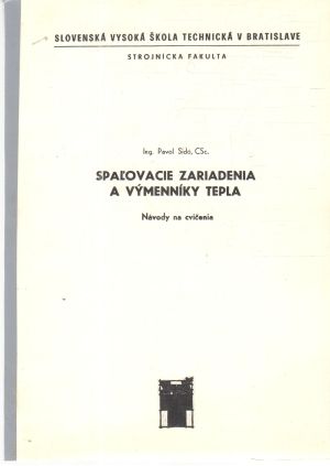 Obal knihy Spaľovacie zariadenia a výmenníky tepla