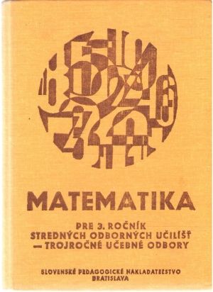 Obal knihy Matematika pre 3. ročník SOU