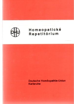 Obal knihy Homeopatické repetitórium