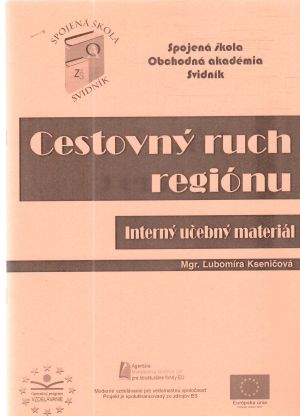 Obal knihy Cestovný ruch regiónu