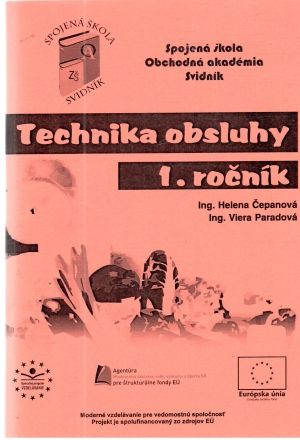 Obal knihy Technika obsluhy 1. ročník
