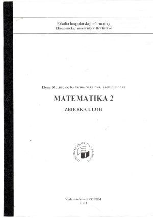 Obal knihy Matematika 2.