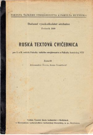 Obal knihy Ruská textová cvičebnica