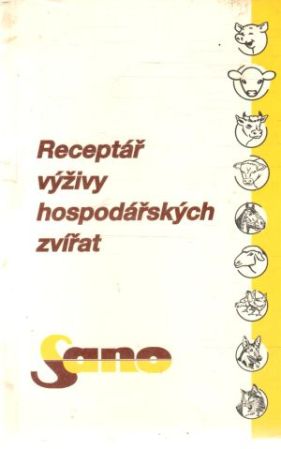 Obal knihy Receptář výživy hospodářských zvířat