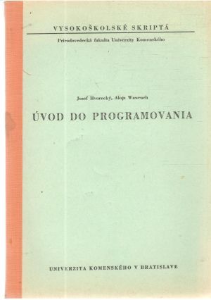 Obal knihy Úvod do programovania