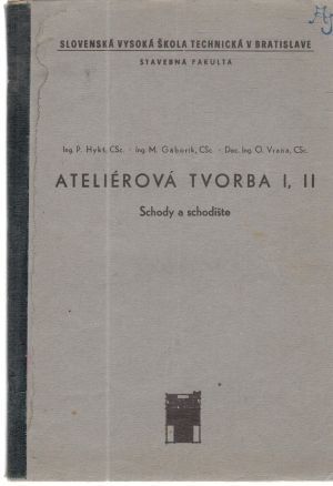 Obal knihy Ateliérová tvorba I, II - schody a schodište