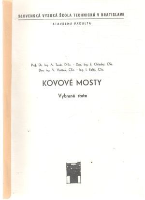 Obal knihy Kovové mosty