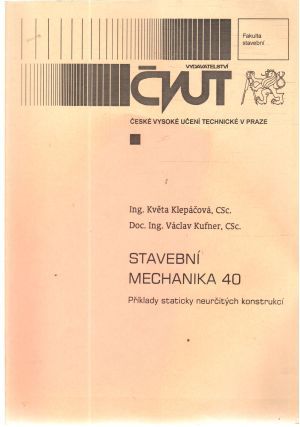 Obal knihy Stavební mechanika 40