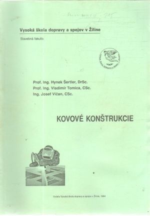 Obal knihy Kovové konštrukcie