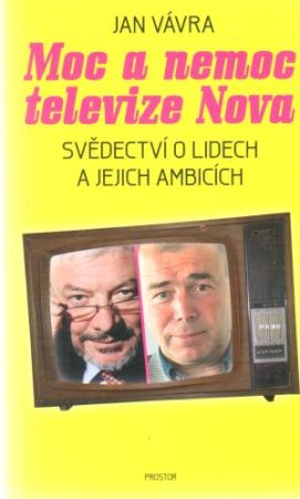Obal knihy Moc a nemoc televize Nova