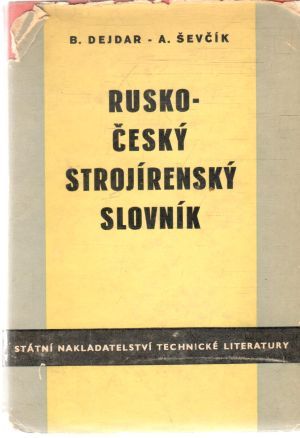 Obal knihy Rusko - český strojírenský slovník