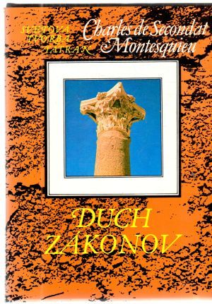 Obal knihy Duch zákonov
