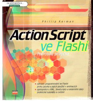 Obal knihy Action script ve flashi