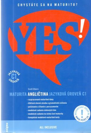 Obal knihy YES! Maturita. Angličtina. Jazyková úroveň C1