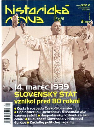Obal knihy Historická revue 3/2019
