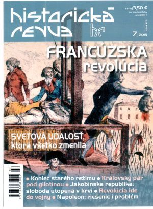 Obal knihy Historická revue 7/2019