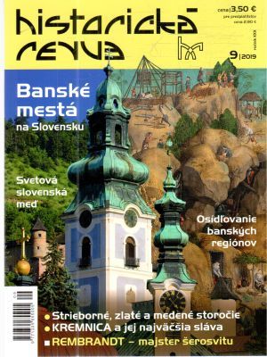 Obal knihy Historická revue 9/2019