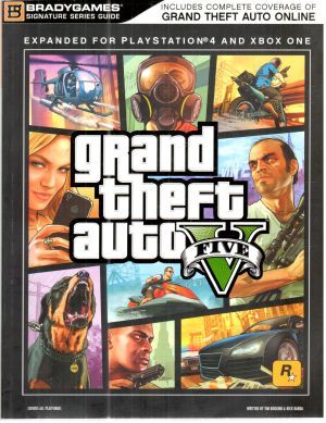 Obal knihy Grand theft auto V.