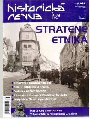 Obal knihy Historická revue 1/2021