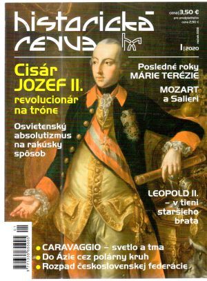 Obal knihy Historická revue 1/2020