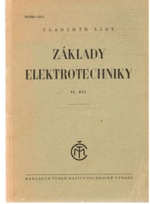 Obal knihy Základy elektrotechniky II. díl